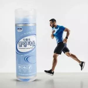 냉감 스포츠 스카프 아이스 타월 야외 운동 보관케이스 포함