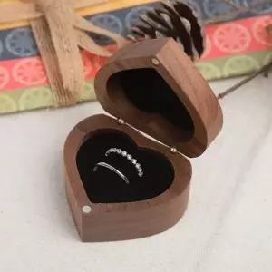 원목 반지 케이스 미니보관함 하트