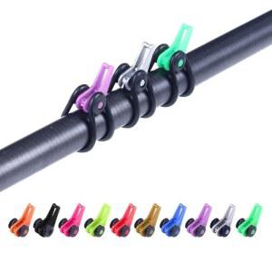 낚시 바늘용 후크키퍼 후크홀더 10색 세트 낚싯대를 손상시키지 않고 루어를 걸어둘 수 있다 루어 피싱 배스 소금물