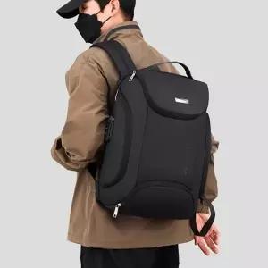 남성 외출 여행 옥스퍼드 생활방수 충전 노트북 수납 가방 백팩