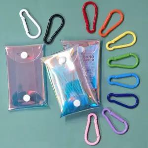 ( )홀로그램 PVC 카라비너 가방 7x12