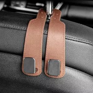 (색상 차량용 다용도 헤드레스트 걸이 브라운)[GS마켓] 자동차 시트 걸이 헤드레스트 가방걸이 차량용 후크