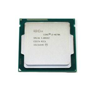 코어 i5 4670K 3 4GHz 6MB 소켓 LGA 1150 쿼드코어 CPU 프로세서 SR14A