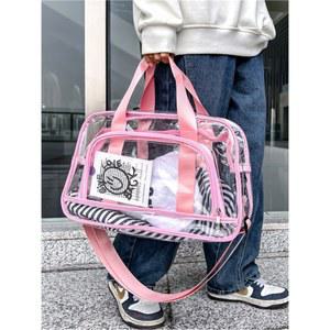 야구직관가방 야구장가방 투명 PVC 젤리백 유니폼 인싸템 회색 리폼 오렌지 야구