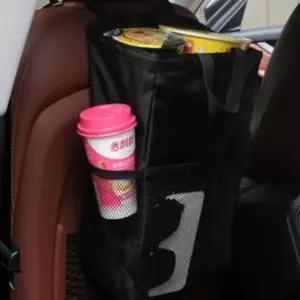 (옵션 블랙)차 방수백 쓰레기통 자동차수납함 운전석수납함