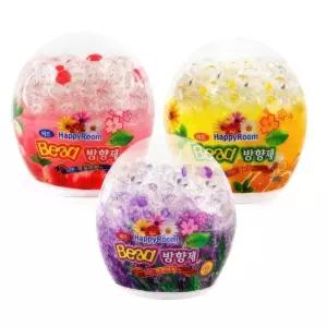 UBA 실내방향제 해피룸 냄새제거 방향제 원형 비드 350g