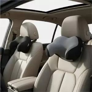 [지앤지] 자동차 목쿠션 메모리폼 목받침 장거리 운전용 편안한 차량 쿠션