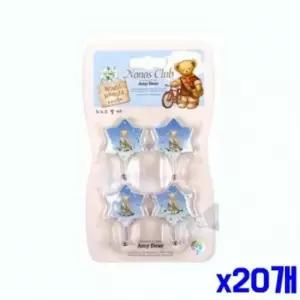 [JED] 강력 걸이 모양 접착 행거 별 고리 벽걸이 후크 미니