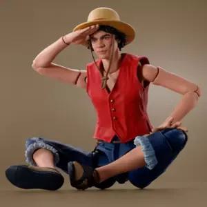 (S.H.Figuarts) 넷플릭스 시리즈 원피스 - 몽키 D 루피규어 규어 캐릭터어 애니어 인테리어어 어만들기 소