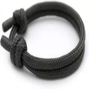 바람의 열정 - 남녀용 로프 팔찌 조절 가능한 선원 매듭 파라코드 방수 및 견고함