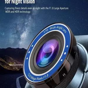 116인치 3채널 디지털 룸미러 블랙박스 H330 4k 초고화질 전용앱 WiFi