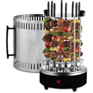 전기 수직 로티세리 케밥 머신 가정에서 완벽한 자이로스 바비큐 요리를 위한 12포크 무연 실내 그릴 가족 모임 및 파티에 이상적입니다