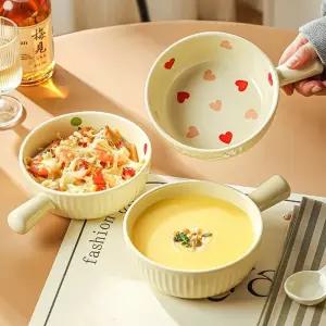 전자레인지밥하기 광파오븐용기 그릇 화이트 에어프라이어용 로스팅 볼팩