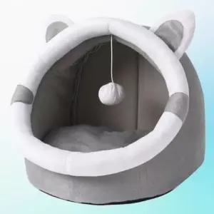 강아지숨숨집 고양이 숨숨집 예쁜 포근한 애견 겨울집 동굴 방석