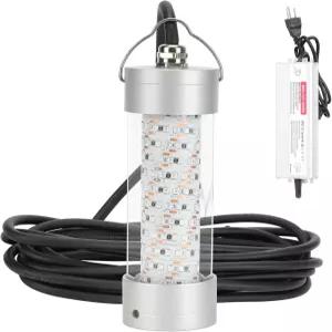 SUMSTAR 알루미늄 수중 낚시 조명 나이트 뱅크 위한 20 000루멘 그린 LED 도크 보트 카약을 듀얼 플러그