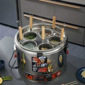 삶는 기계 조리기 2구 우동집 칼국수 뷔페 업소용해면기 모델 1통 드레인밸브