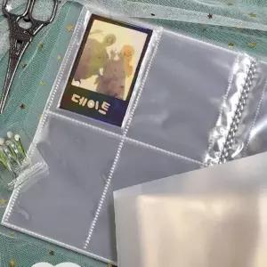 [셀러에이드]포토카드 수집 앨범 세로형 포켓앨범 카드 보관 책 사진 정리앨범