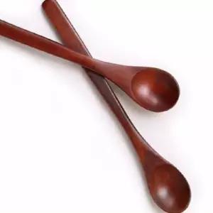 [셀러에이드]옻칠 다용도 롱스푼 세트 2P 요거트 스푼 업소용 조리 도구