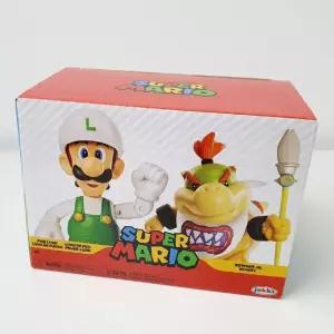 밤나무 4인치 피규어 파이어 루이지 쿠파 2팩어 미니어 어인형 어처 장식어 캐릭터장난감 캐릭터어 어쳐어