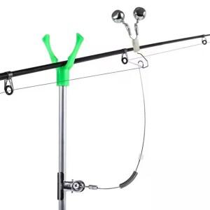 스테인리스 스틸 낚시 입질 알람 벨, 견고한 낚싯대 알림 장치, 잉어 방수 및 설치 간편, 바다 강 적합