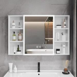 공간 알루미늄 욕실 거울 벽걸이 형 메이크업 세면대 보관 캐비닛 선반 홈 가구 Muebles Bo FYBC