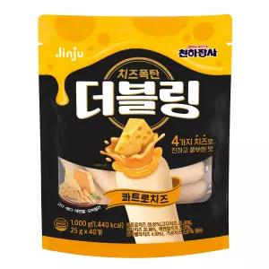 천하장사 더블링 콰트로치즈 25g x 40 아이간식 천하장사소세지