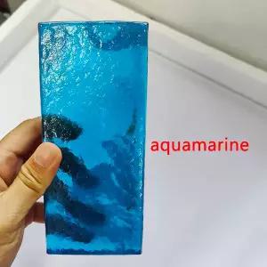 호환  1개로트 아쿠아마린에메랄드핑크가넷옐로우 합성 크리스탈 지르콘 원석 석영 원자재 미가공 원석