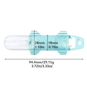 1미니 낚시 조명 LED 딥 다이빙 수중 작은 오징어 미끼, 물고기를 유인하기 위해 빛나는