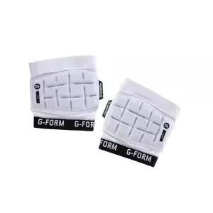 G-Form 언힌지 라크로스 팔꿈치 슬리브 - 지지 압박 화이트 성인용 L [호환]