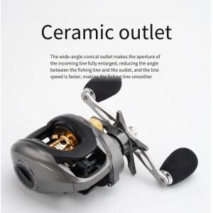 금속 와이어 컵 자석식 원격 투척 방폭 언로딩 포스 블랙아웃 브레이크 낚시 휠 알람 루어