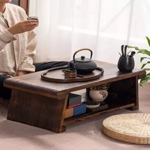 다다미 찻상 원목 일본식 좌식테이블 교자상 거실 티 다도 인테리어 낮은 책상