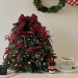 미니 인테리어 성탄절 트리 테이블 PE100-40CM 패키지 크리스마스 소품