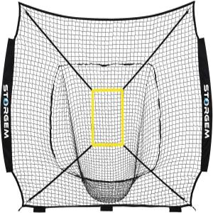 7x7피트 크기의 야구 보우 스타일 프레임에 맞는 7줄 매듭 없는 폴리에스터 망 전용 스토젬 교체용