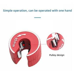 원형 파이프 튜브 커터 알루미늄 합금 바디 자체 잠금 구리 PVC 플라스틱 미니 도구