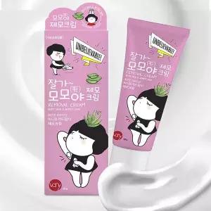 잘가 모모야 여성 남성 순한 제모 크림 50g 국산 저자극 겨드랑이 다리 팔털