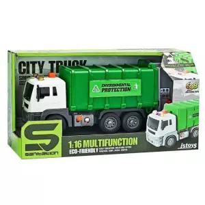남아 사운드 환경보호 트럭 어린이선물 영아장난감 완구 청소차