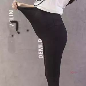 여름철 임산부 7부 임부복 얇은 레깅스 바지qrs977