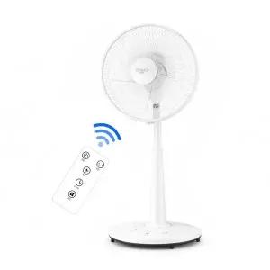 델루체 35cm 리모컨 발터치 선풍기 DLF-FR47W