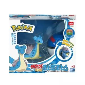 포켓몬스터 체인징 피규어 라프라스 동물작동완구 장난감 놀잇감