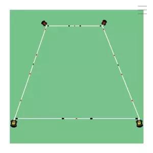 족구코트그리기 족구장 네트 족구 라이너 그라운드 연습용