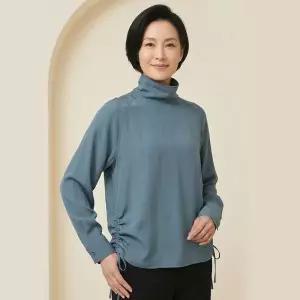 [NS홈쇼핑][엄마의옷장] 국산 루즈 프릴반목 나그랑 옆셔링 루즈핏 블라우스N BRIN-WBL-M15..