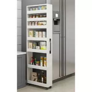 틈새장 100 홈카페 다용도 키큰 따뜻한 그릇장 틈새수납장