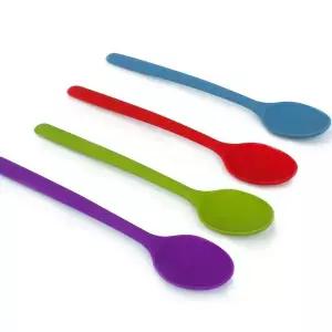 WL 부드러운 실리콘숟가락 일반성인용 수저