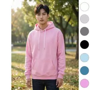 WL 유니바운드 후드티 오버핏 커플티 루즈핏 단체복 무지 캐주얼룩