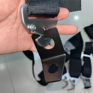 레이싱 시트 벨트 마운팅 홀더 철제 L자형 각도 강화 브래킷 키트 개조 자동차 액세서리