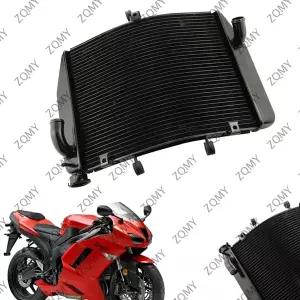 KAWASAKI NINJA 2007 2008 ZX-6R ZX6R 년 오토바이 물 탱크 어셈블리 수냉식 라디에이터 물 탱크