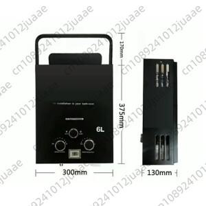 LPG 프로판 가스 탱크리스 온수기 6L 야외 캠핑 즉시 가열 샤워기 포함 자동차 트럭 텐트용