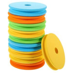 Totority 시카케마키 대형 스풀 10개 세트 직경 9 5cm 낚시줄 수납 라인 홀더 실감기 원형 리그 감기 낚시용품 피싱 액세서리 랜덤 컬러