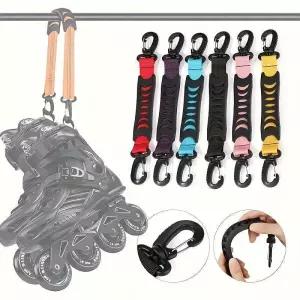 성인용 롤러 스케이트 운반용 스트랩 걸이형 손잡이 버클 신발 고리 벨트 액세서리