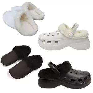 크로스오버 슬리퍼 샌들 호환 방한 내피털 인조양털 TUr4+1QhZ